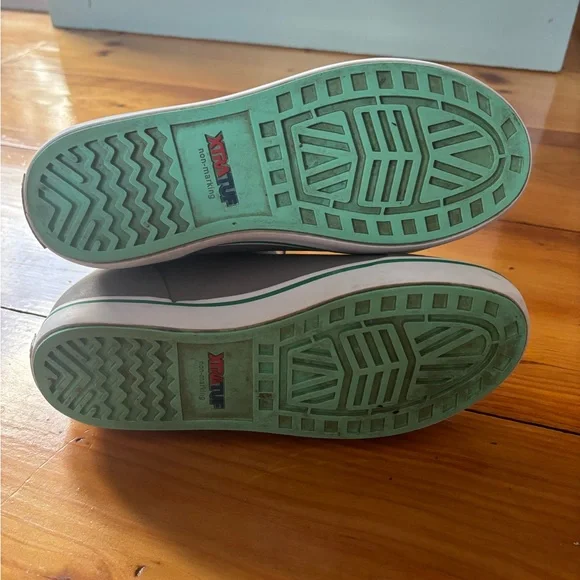 Woman’s Xtratuf Gray and Green Boots - Picture 6 of 6